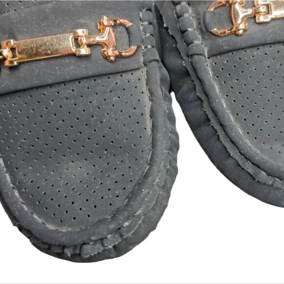 Wellsfountn Comfort Faux Suede Loafers - Picture 7 of 8